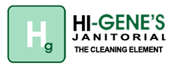 Hi Genes Janitorial Logo